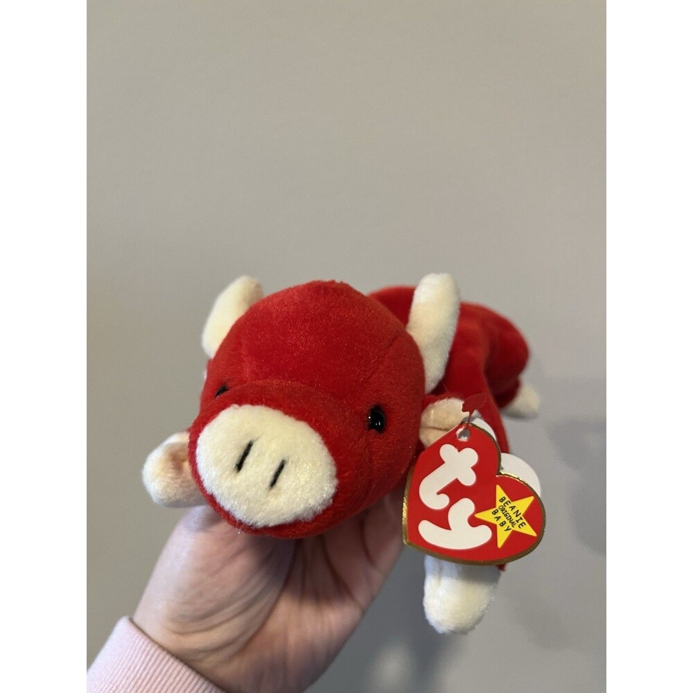 Ty Beanie Buddy Snort the Bull Plush Toy - 4002